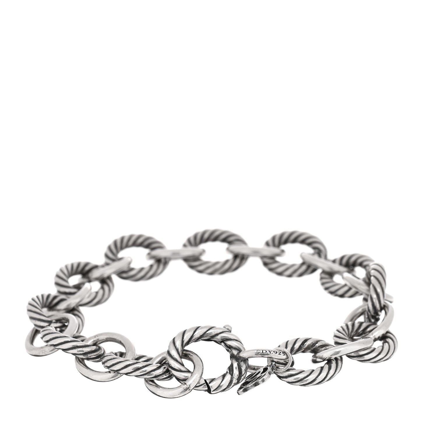 Sterling Silver 10mm Medium Oval Link Bracelet
