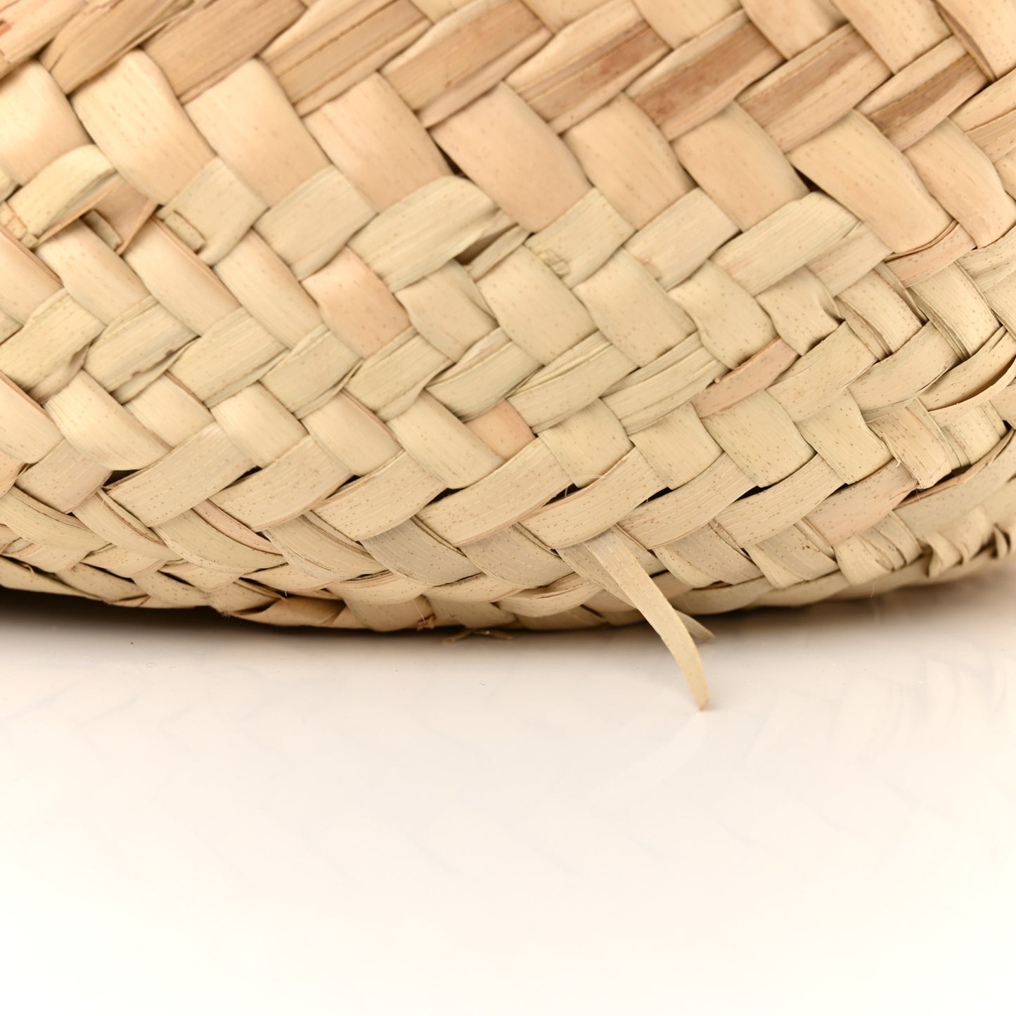 Woven Straw Loubishore Tote Beige