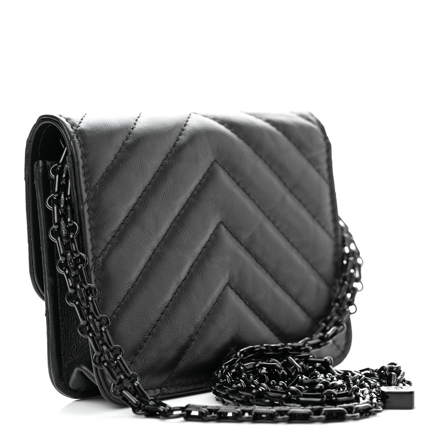 Chanel Aged Calfskin Quilted Belt Bag So Black 3 of 10