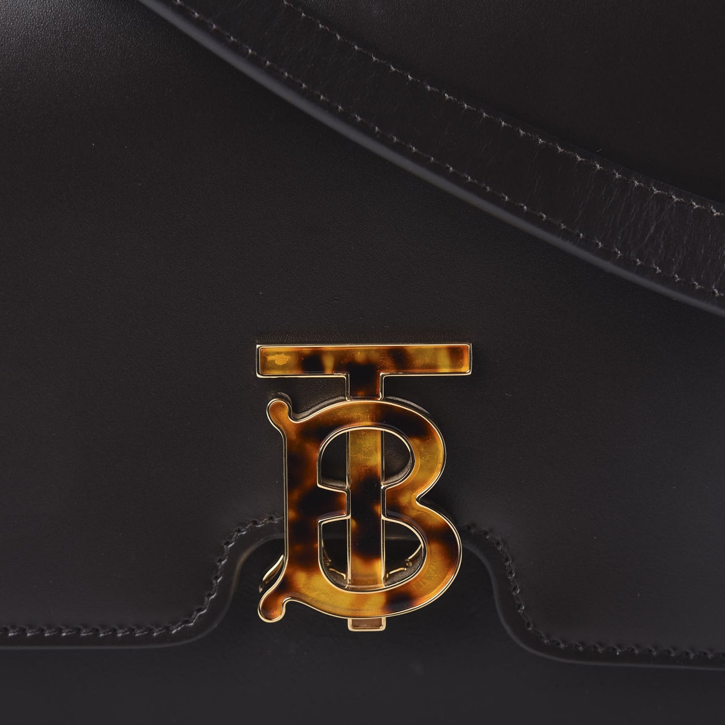 Calfskin Medium TB Bag Coffee