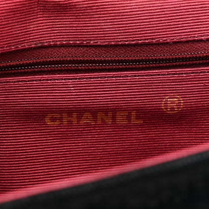 Chanel Velvet Horizontal Quilted Small Single Flap Black 6 of 17