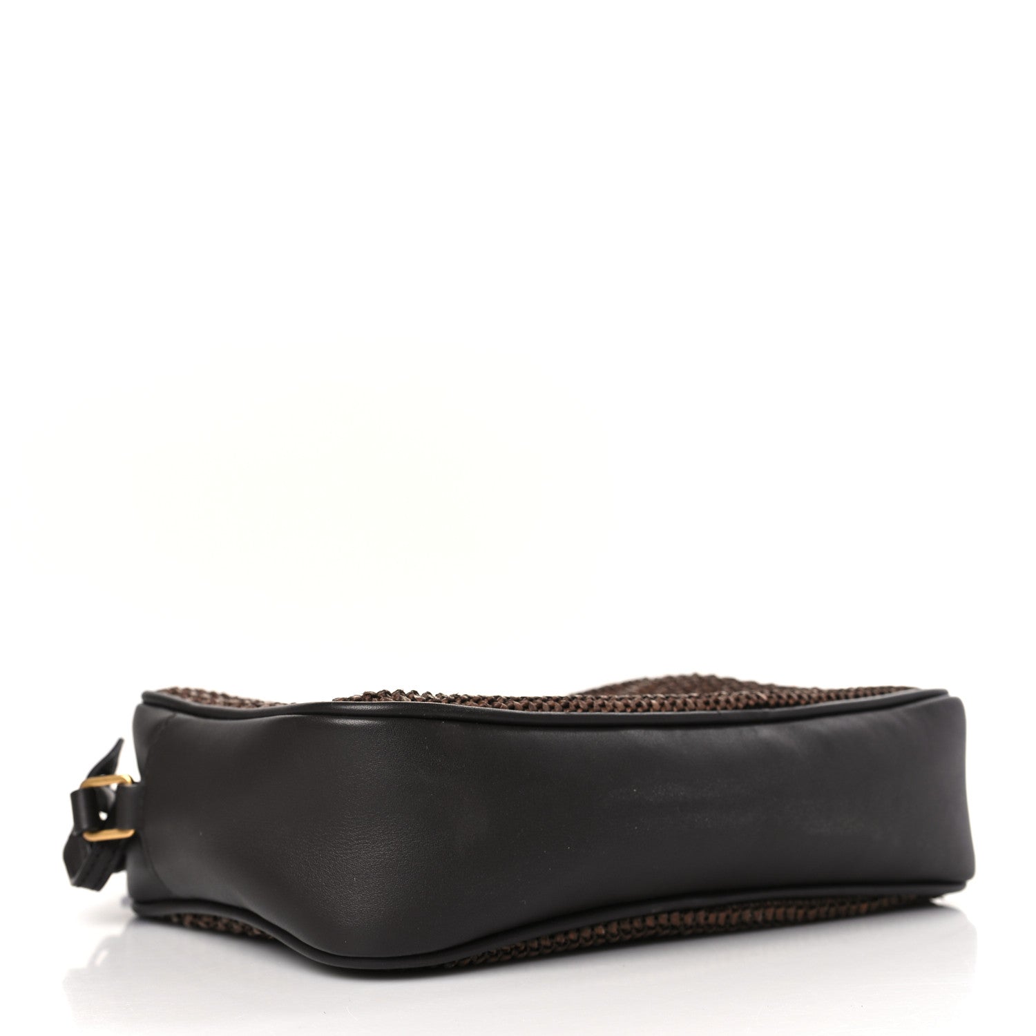 Saint Laurent Raffia Canvas Monogram Lou Camera Bag Dark Chocolate 4 of 8