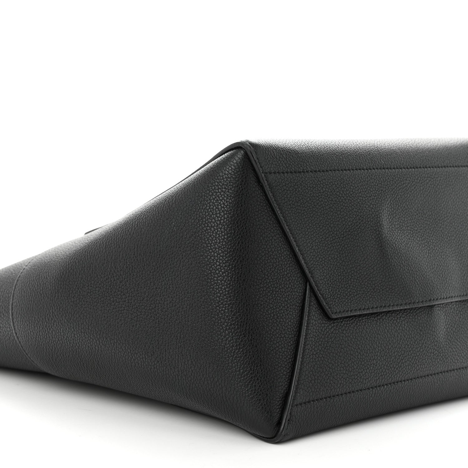 Celine Soft Grained Calfskin Sangle Bucket Bag Black 8 of 9