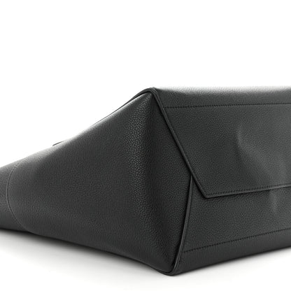 Celine Soft Grained Calfskin Sangle Bucket Bag Black 8 of 9