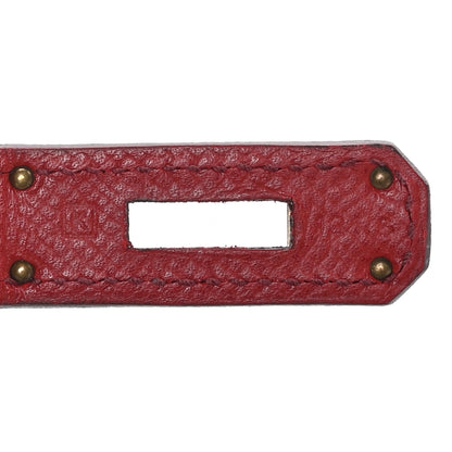 Hermes Epsom Kelly Sellier 35 Rouge Garance 7 of 10