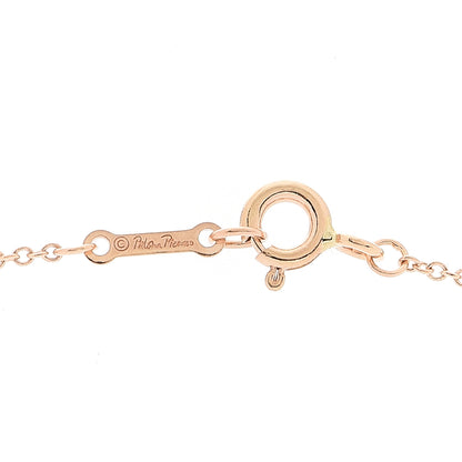 Tiffany 18K Rose Gold Diamond Paloma's Graffiti Arrow Pendant Necklace 6 of 7