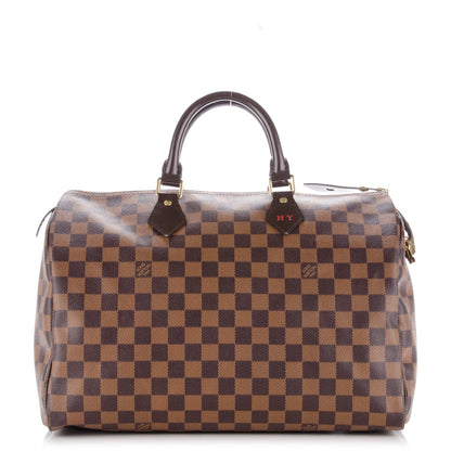 Louis Vuitton Damier Ebene Speedy 35 1 of 10