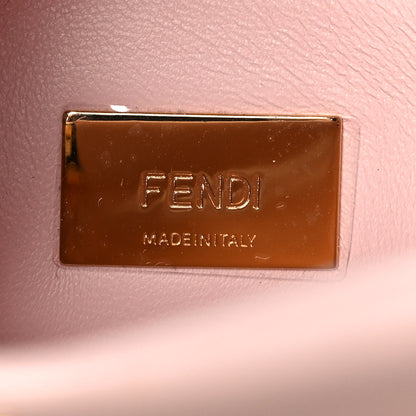 Fendi Glass Bead Embroidered XS Peekaboo Iconic Satchel Rosa Multicolor 6 of 14