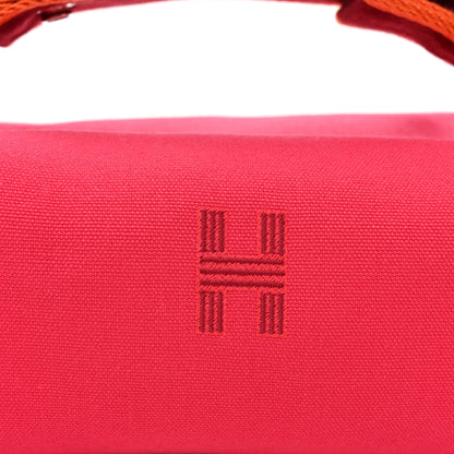 Hermes Canvas Small Bride-A-Brac Pouch Hibiscus 7 of 9