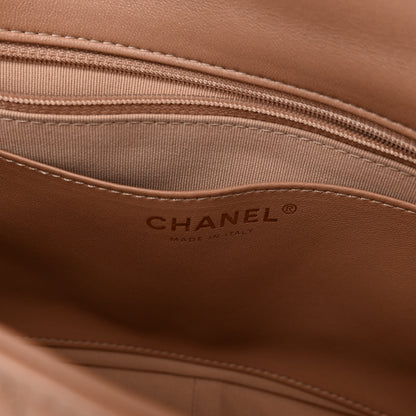 Chanel Lambskin Quilted Large CC Funky Town Flap Beige 6 of 10