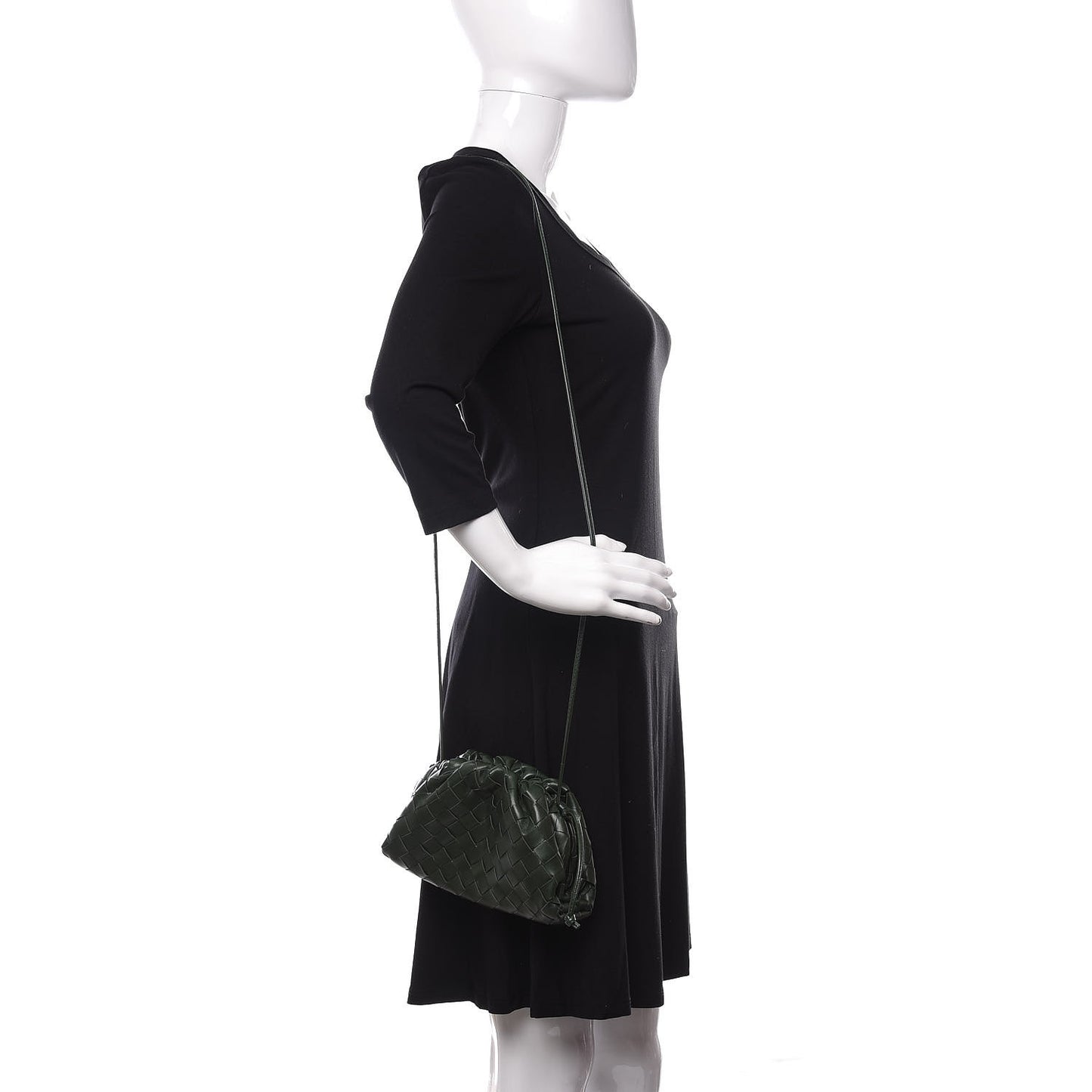 Nappa Intrecciato The Mini Pouch Moss
