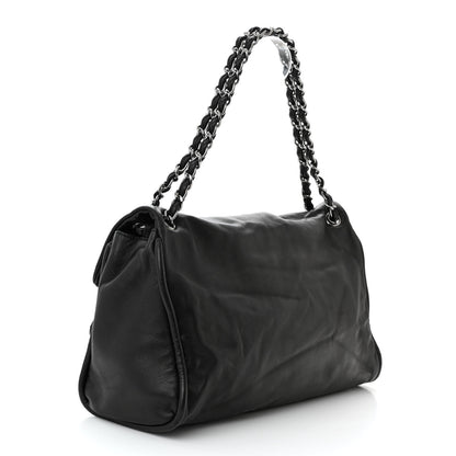 Chanel Lambskin Quilted Large Mademoiselle Double Flap Black 3 of 11