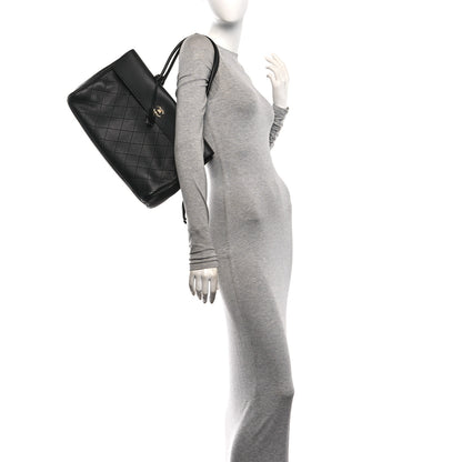 Chanel Grained Calfskin Stitched Urban Essentials Large Shopping Bag Black 2 of 12