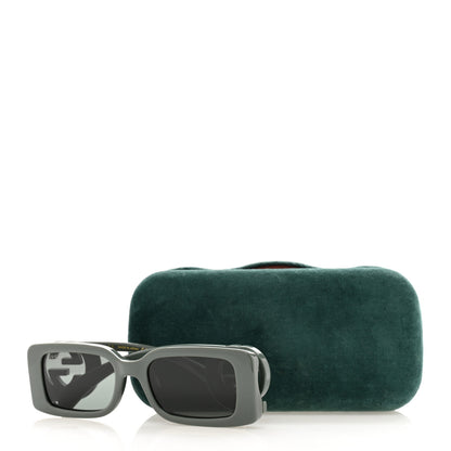 Gucci Acetate Rectangle Frame Sunglasses GG1325S Dark Grey 8 of 8