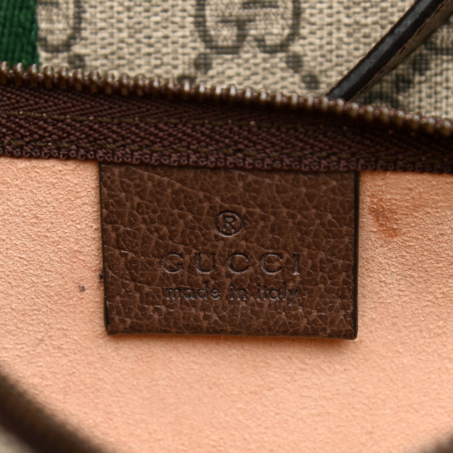 GG Supreme Monogram Web Ophidia Tote Brown