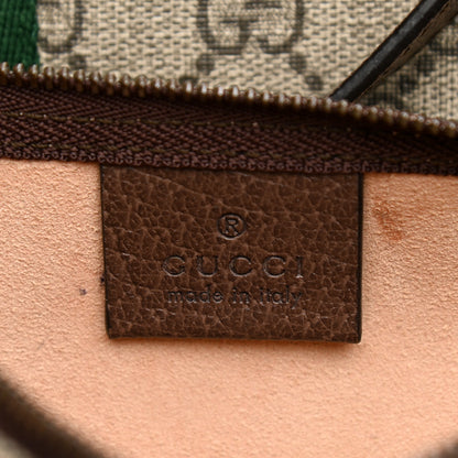 Gucci GG Supreme Monogram Web Ophidia Tote Brown 6 of 15