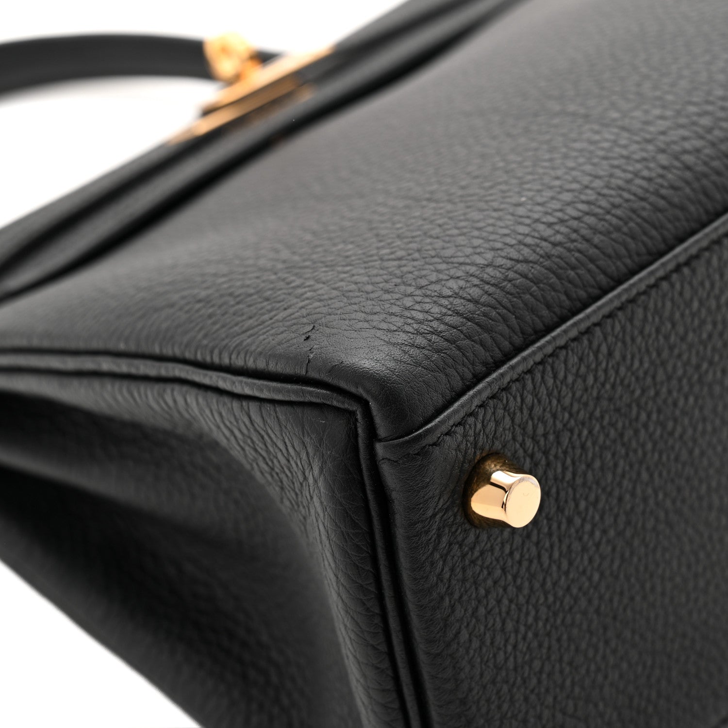 Hermes Togo Kelly Retourne 25 Black 11 of 11