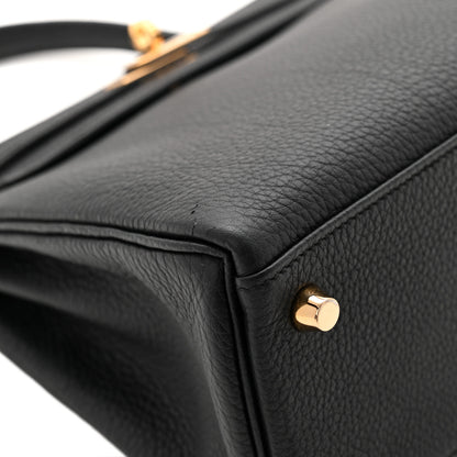 Hermes Togo Kelly Retourne 25 Black 11 of 11