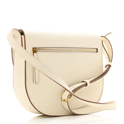 Celine Grained Calfskin Medium Trotteur White 3 of 10