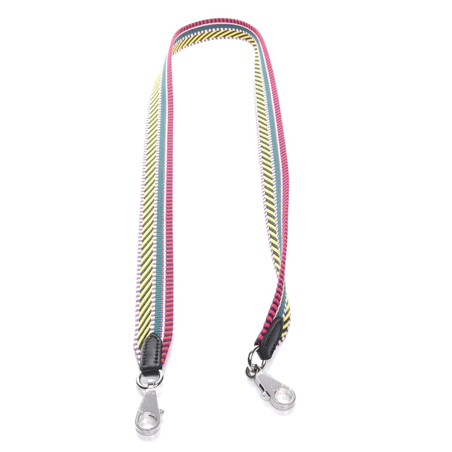 Hermes Toile Swift 25mm Sangle Cavale Shoulder Strap Multicolor Noir 3 of 6