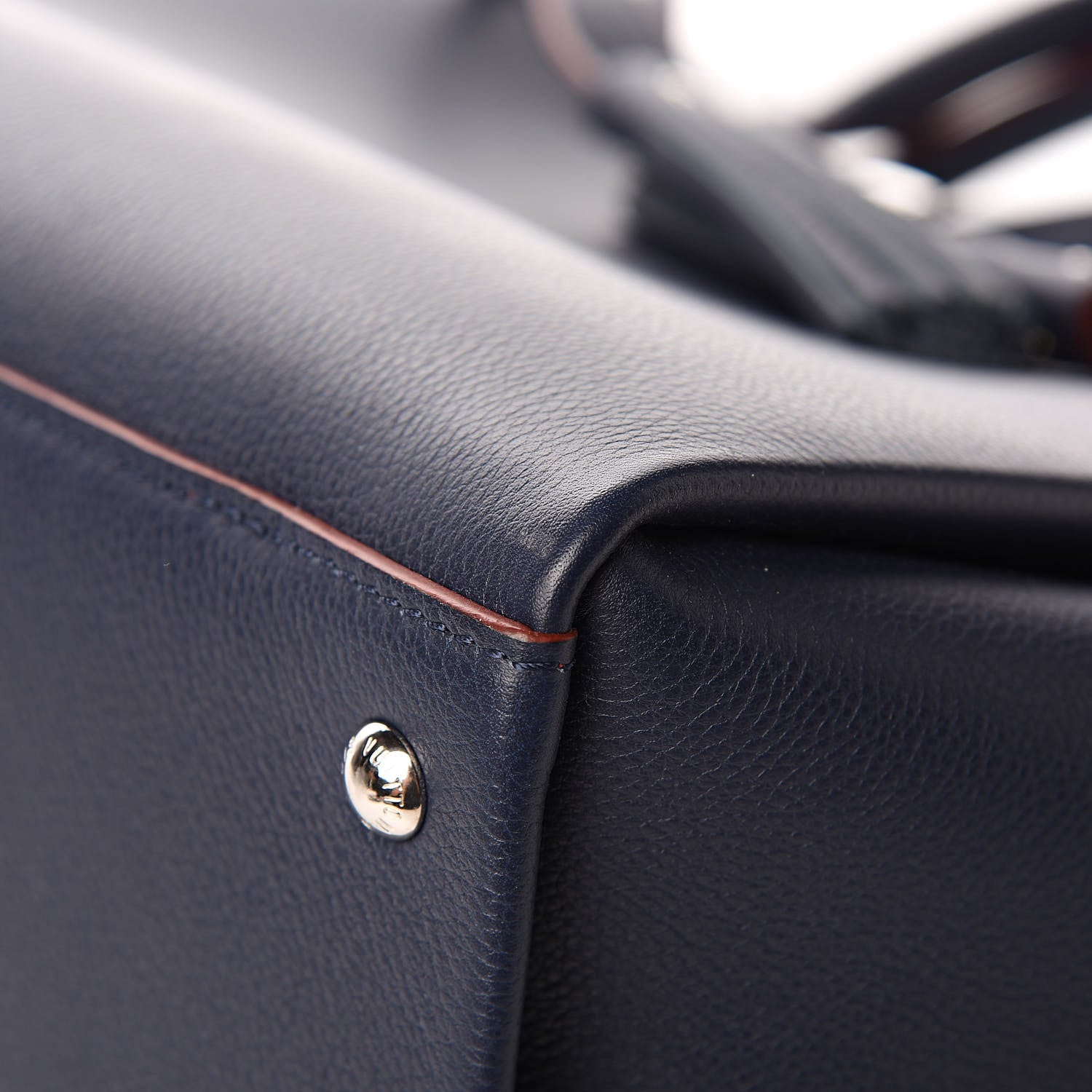 Louis Vuitton Calfskin Lockmeto Marine Rouge 9 of 12