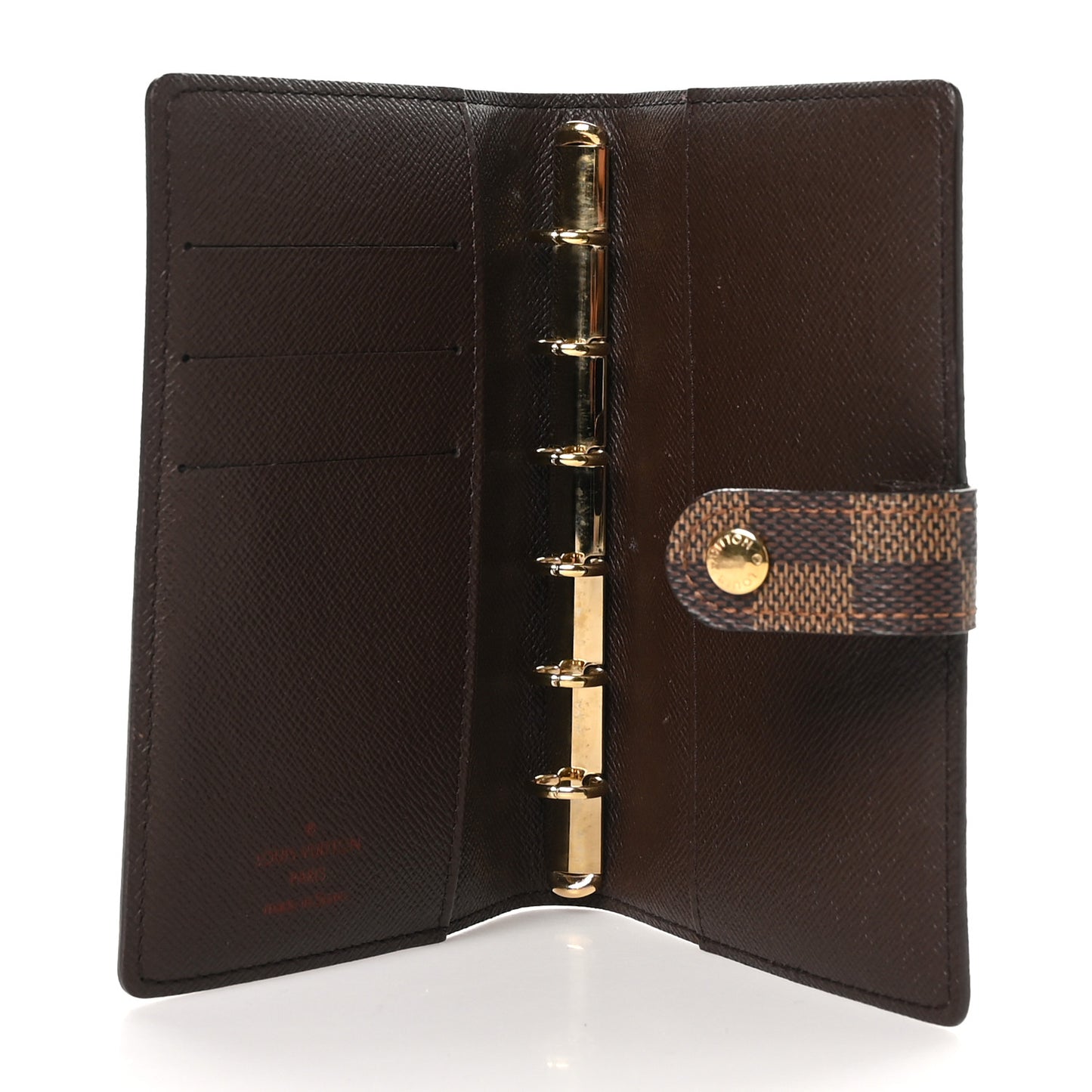 Damier Ebene Small Ring Agenda Cover
