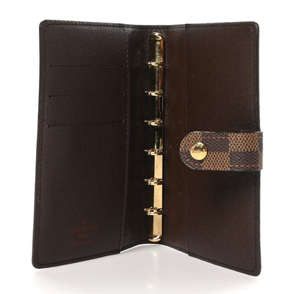 Louis Vuitton Damier Ebene Small Ring Agenda Cover 5 of 7