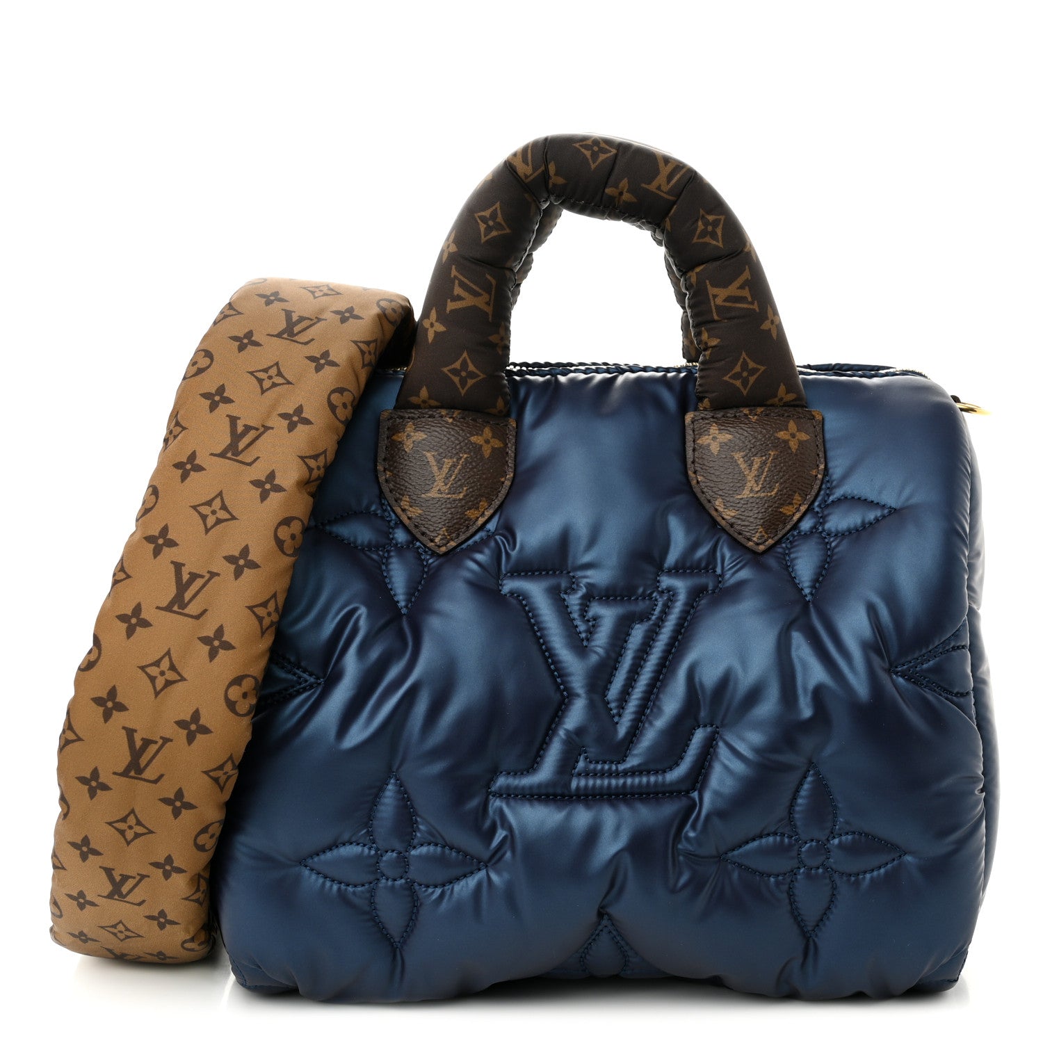Louis Vuitton Econyl Mini Monogram Pillow Speedy Bandouliere 25 Navy 1 of 9