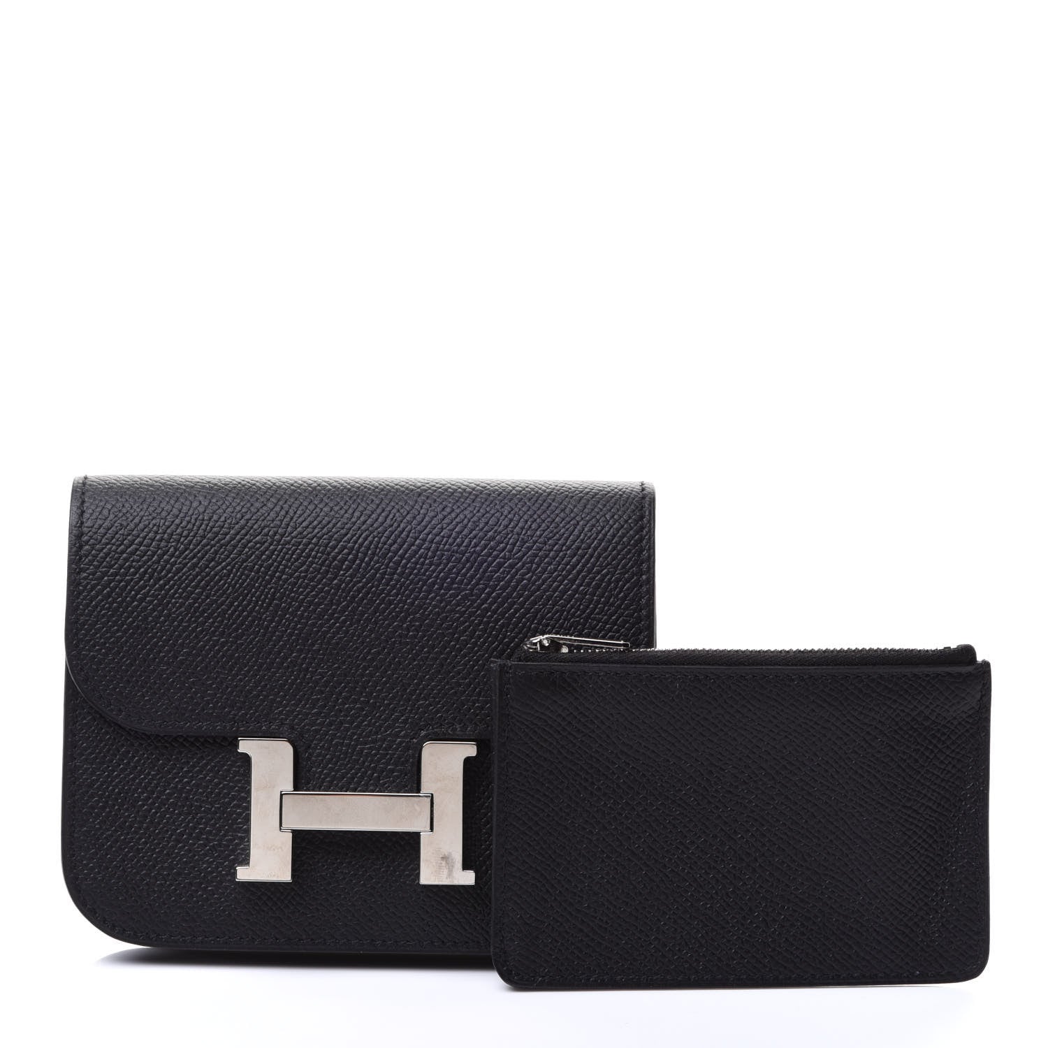 Hermes Epsom Constance Slim Wallet Black 1 of 9