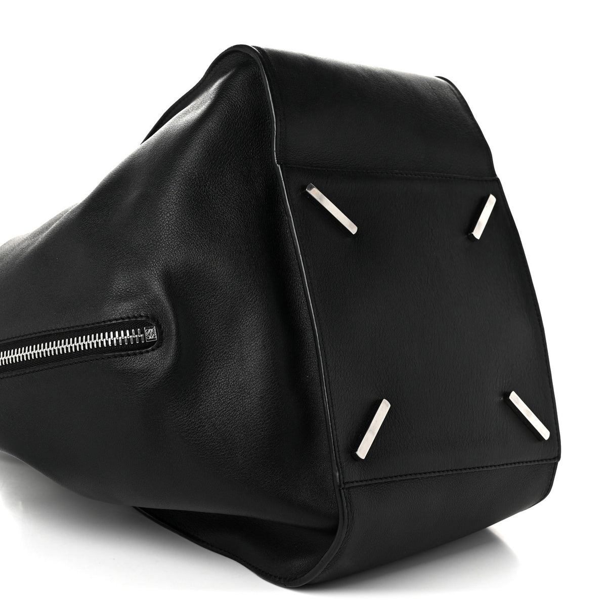 Loewe Calfskin Medium Hammock Shoulder Bag Black 10 of 11