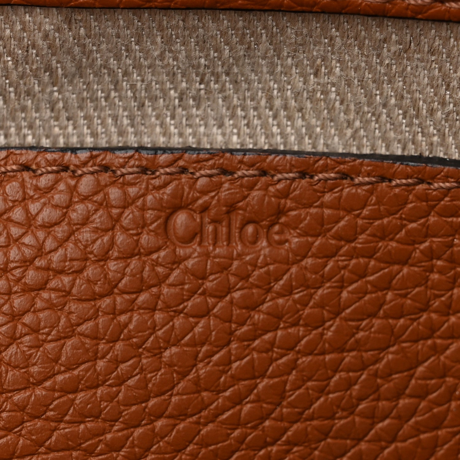 Chloe Calfskin Medium Marcie Round Crossbody Bag Tan 6 of 12