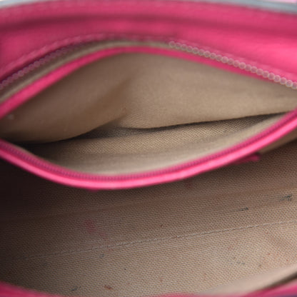 Alexander McQueen Grainy Calfskin Mini Padlock Zip Satchel Pink 12 of 23