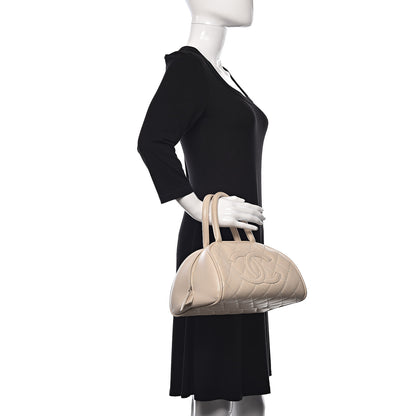 Chanel Caviar Quilted Small Bowler Beige Clair 2 of 11