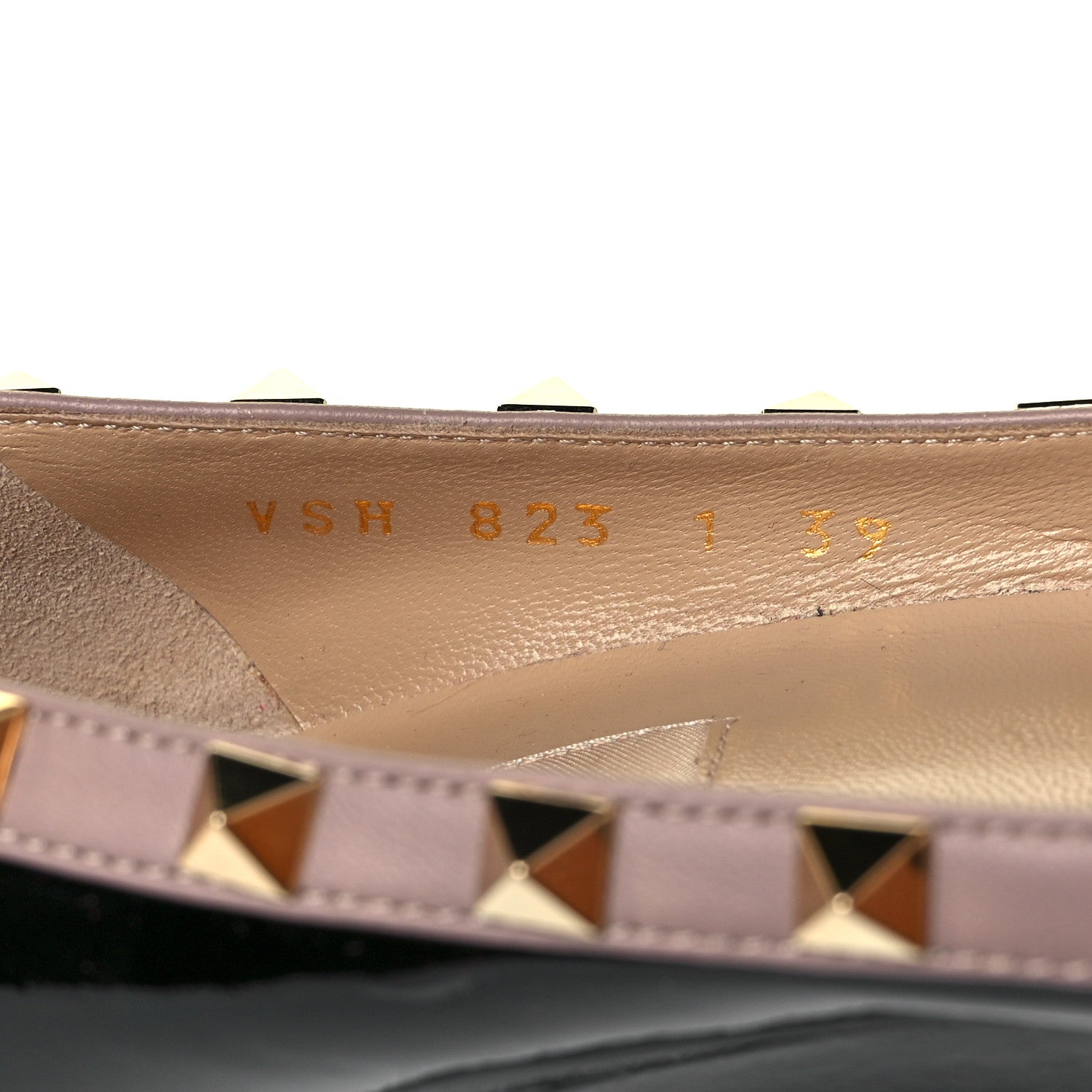 Valentino Garavani Patent Rockstud 70mm Wedges 39 Black Poudre 8 of 8