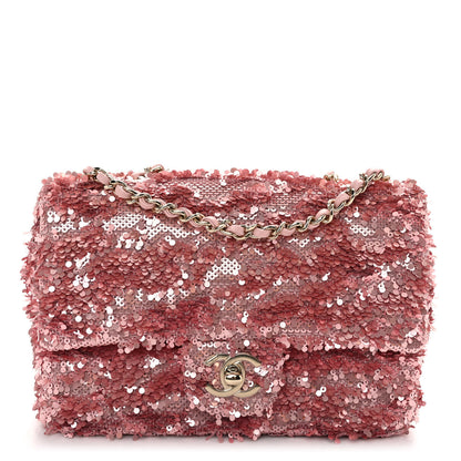 Chanel Sequin Mini Rectangular Flap Pink 1 of 10