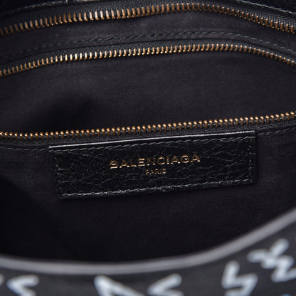 Balenciaga Agneau Graffiti All Over Classic Hardware City Black Multicolor 7 of 8