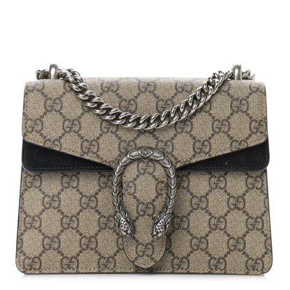 Gucci GG Supreme Monogram Mini Dionysus Shoulder Bag Black 1 of 14