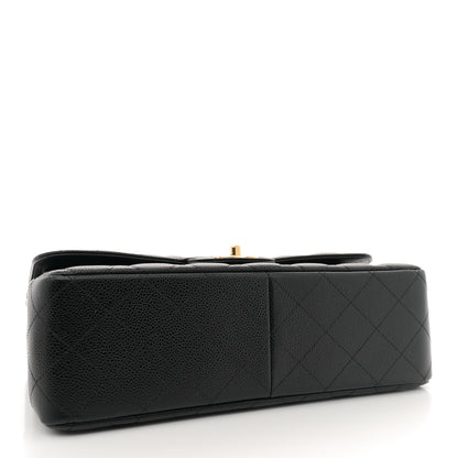 Chanel Caviar Quilted Jumbo Double Flap Black 4 of 10