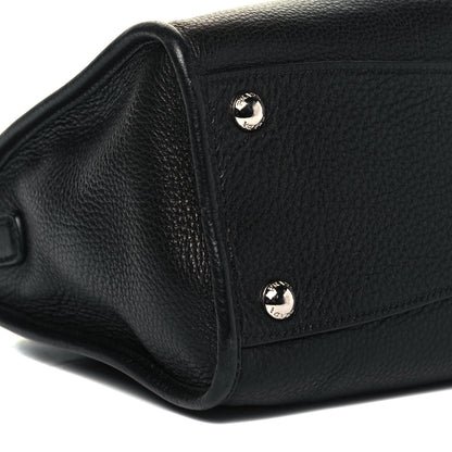 Prada Vitello Daino Shopping Satchel Black 8 of 9