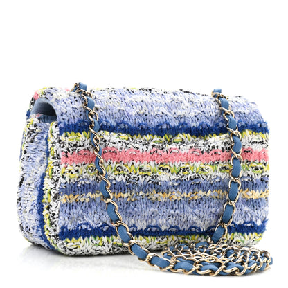 Chanel Knit Mini Rectangular Flap Multicolor 3 of 10
