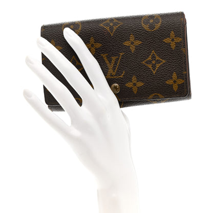 Louis Vuitton Monogram Porte-Monnaie Tresor Wallet 2 of 17