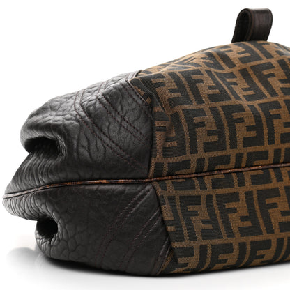 Fendi Zucca Nappa Nuvolata Vitello Tortuga Spy Tobacco Moro 10 of 11
