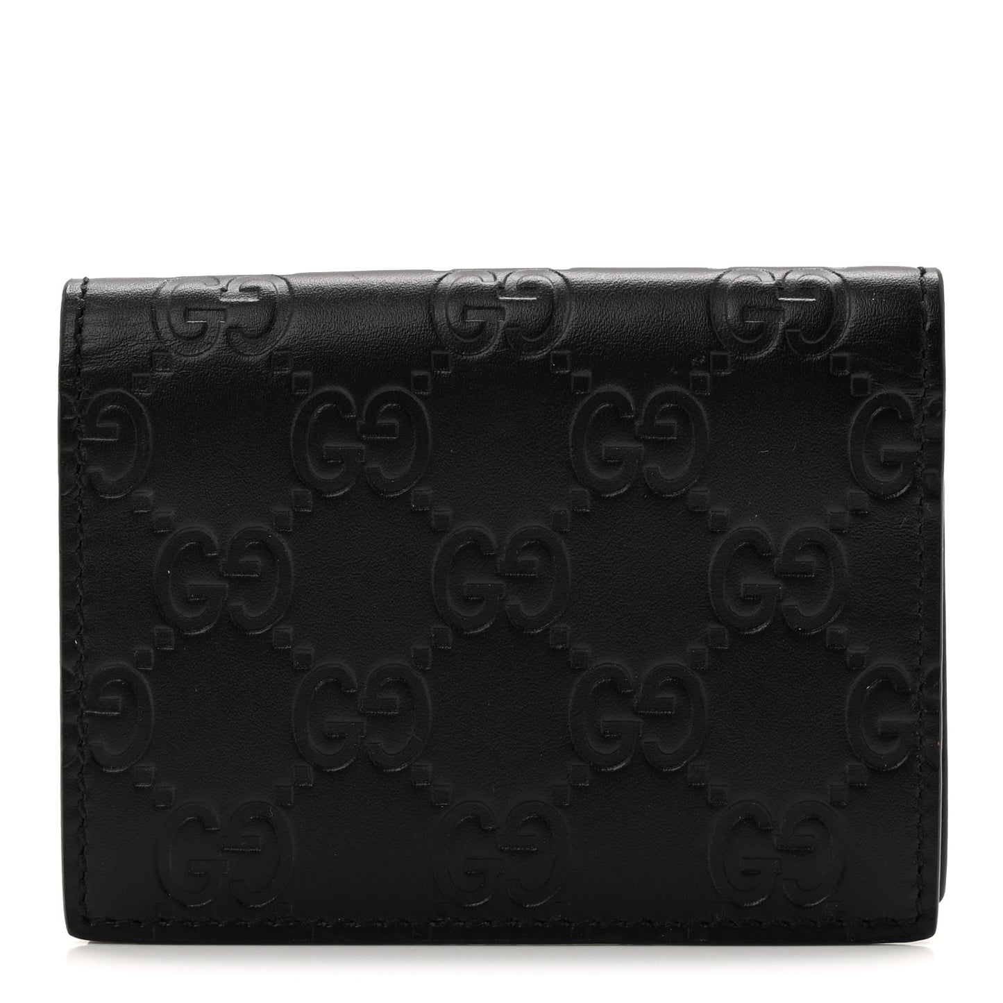 Guccissima Card Case Wallet Black