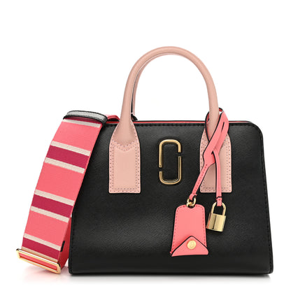 Marc Jacobs Saffiano Little Big Shot Tote Black Gazelle 1 of 11