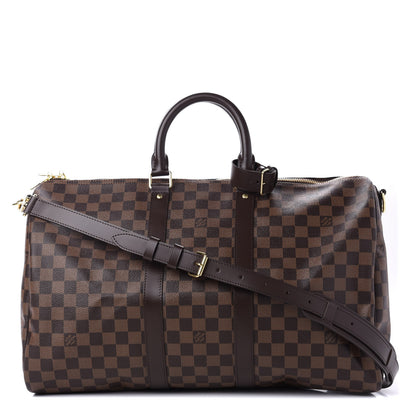 Louis Vuitton Damier Ebene Keepall Bandouliere 45 1 of 14