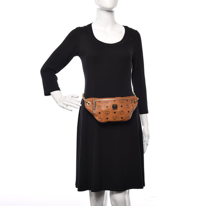 MCM Visetos Stark Belt Bag Cognac 2 of 9