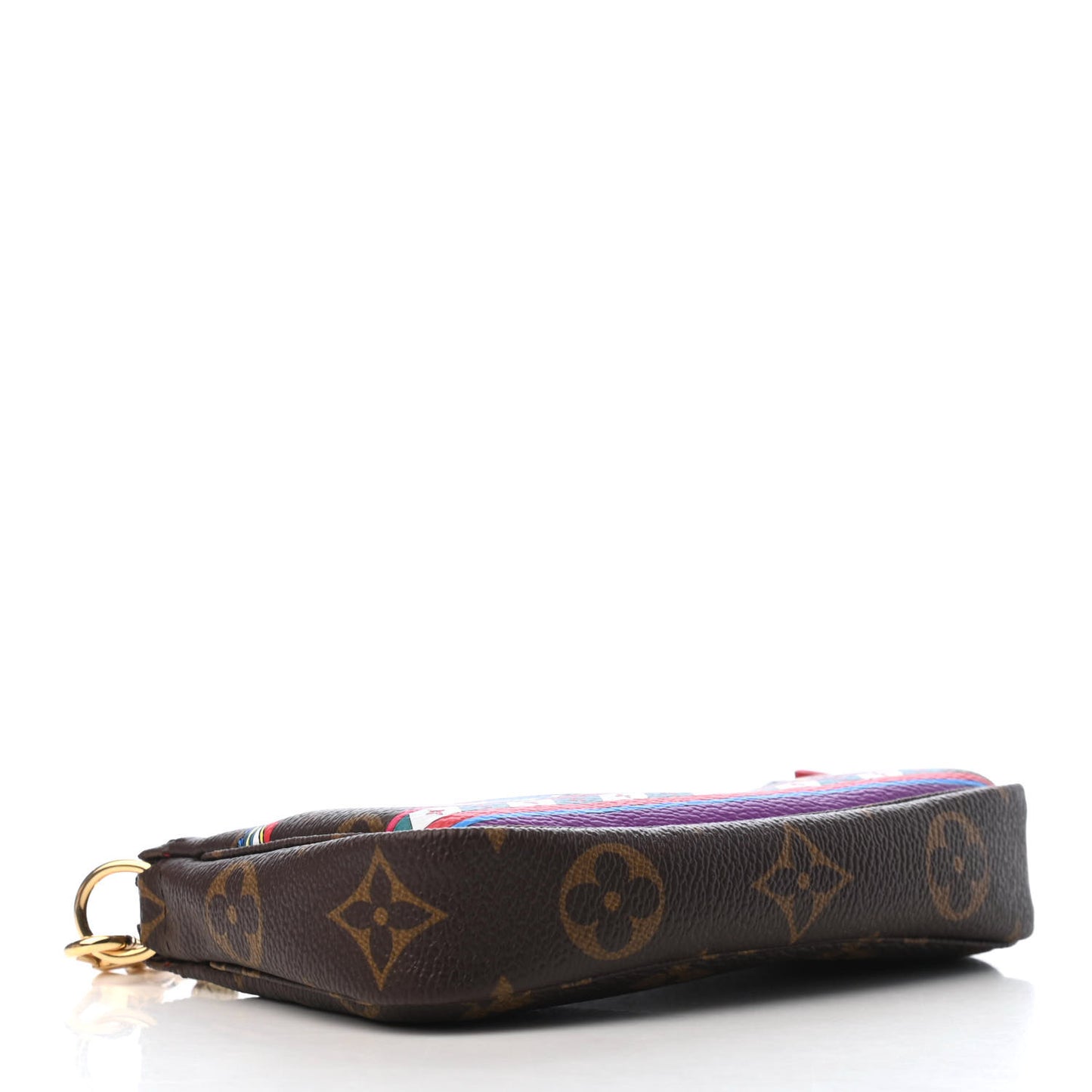 Monogram 2020 Christmas Animation Bumper Cars Mini Pochette Accessories Coquelicot