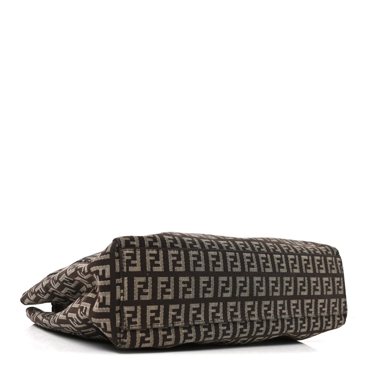 Zucchino Vitello Small Tote Testa di Moro Beige