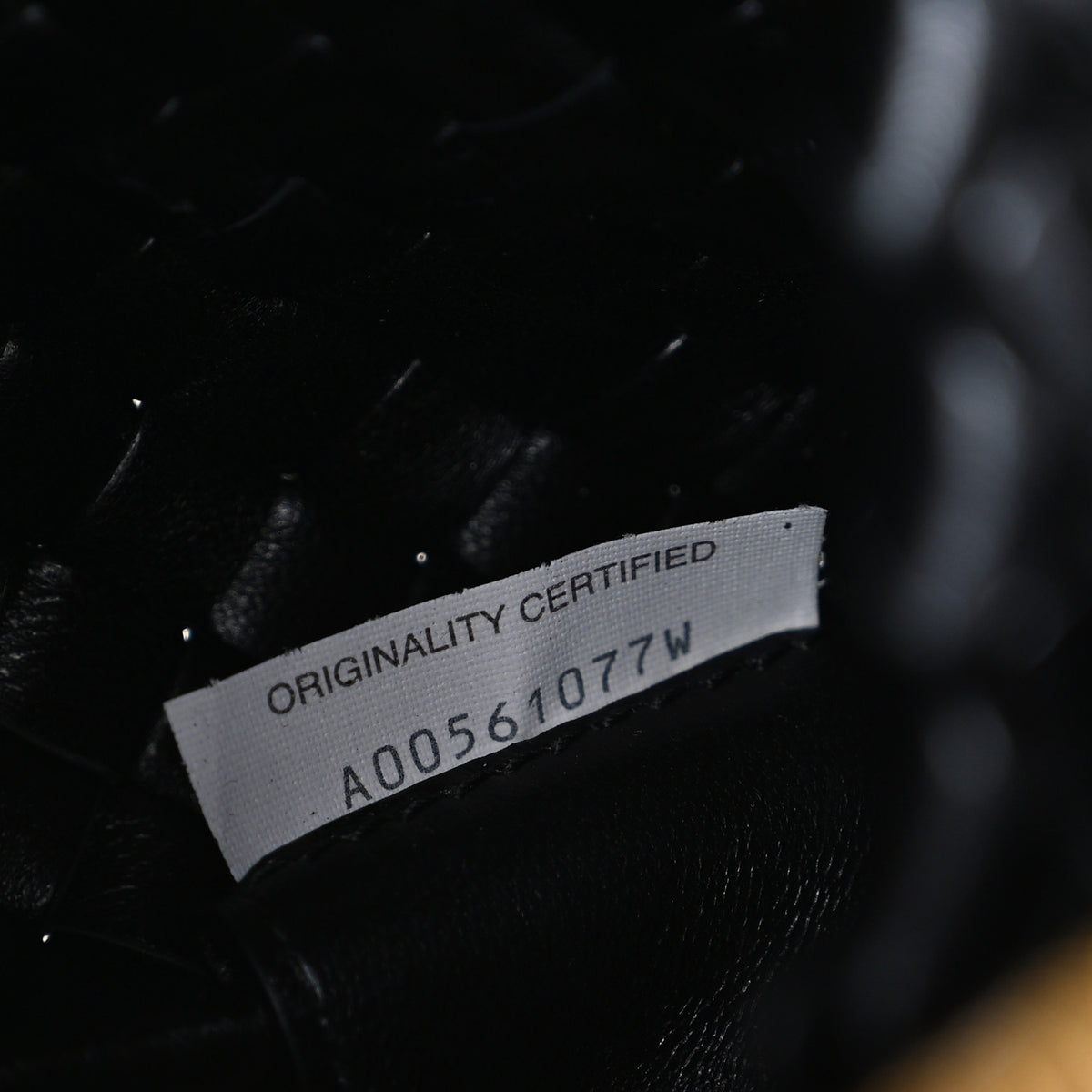 Nappa Intrecciato Medium Bauletto Black