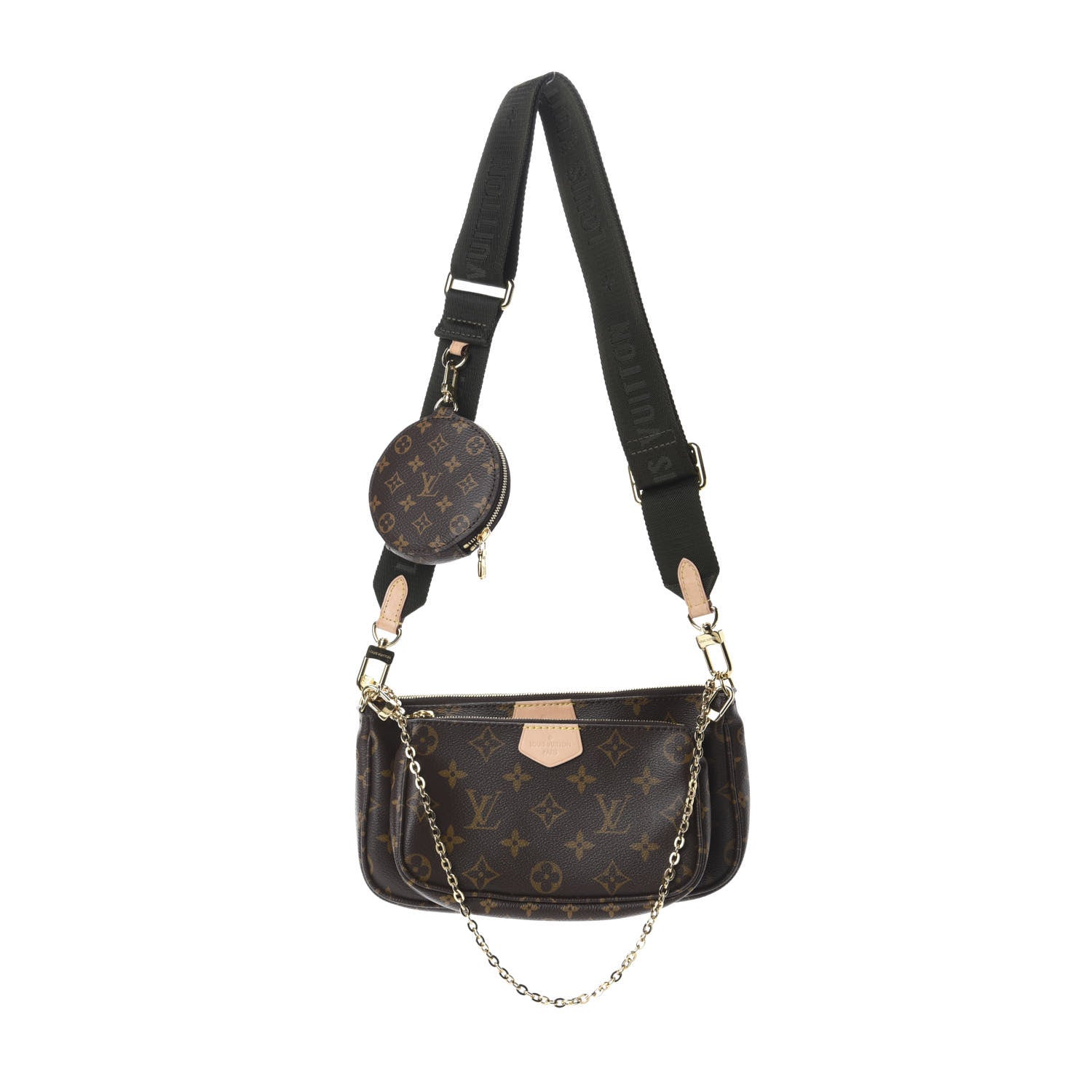 Louis Vuitton Monogram Multi Pochette Accessories Kaki 1 of 11